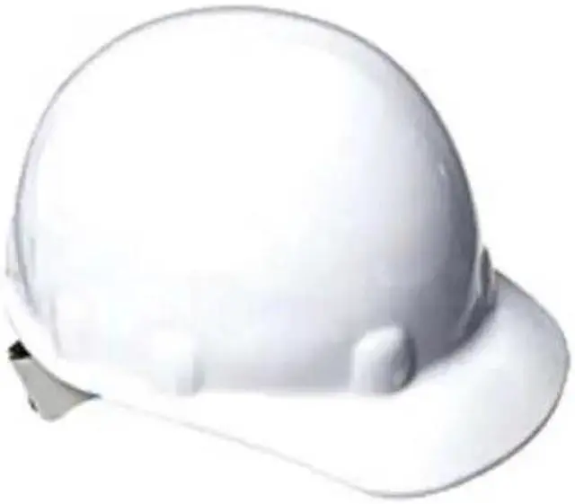 Alt view image 3 of 6 - Hard Hat, FrtBrim, NonSlotted, 8Rtcht, White
