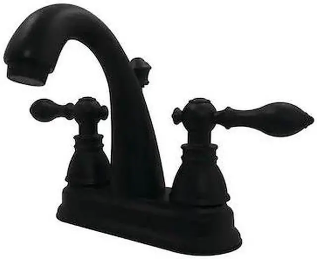 Alt view image 2 of 2 - Fauceture FSY5610ACL 4 in. Centerset Bathroom Faucet, Matte Black
