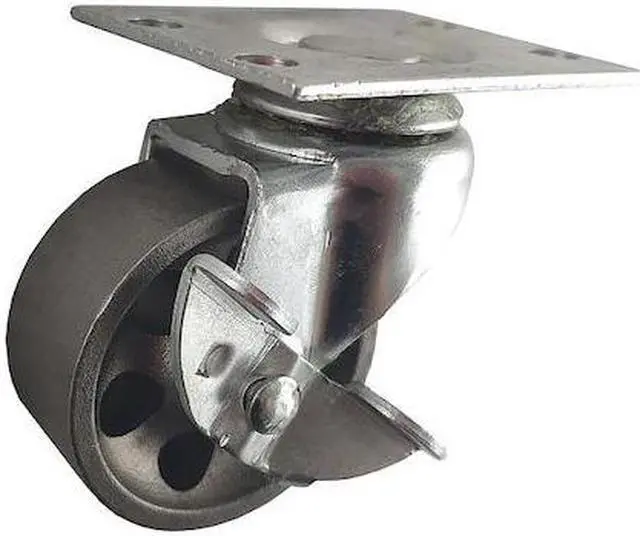 Main image of ZORO SELECT 1UKX2 Swivel Plate Castr,Cast Irn,2 in.,125 lb