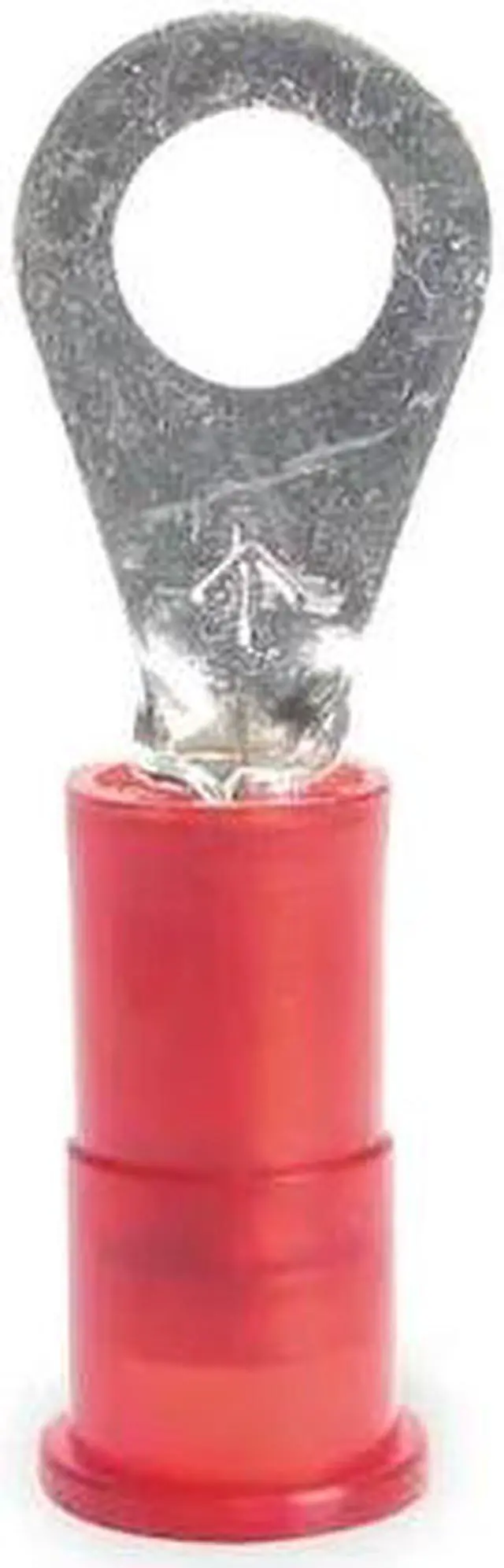 Alt view image 2 of 2 - 3M MNG18-8R/LX Ring Terminal, #8 Stud Size, 18 AWG, 1,000 V, Nylon Insulated,