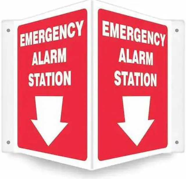 Main image of CONDOR 480Z03 High Visibility Safety Sign, 12 in Height, 14 in Width, PETG,