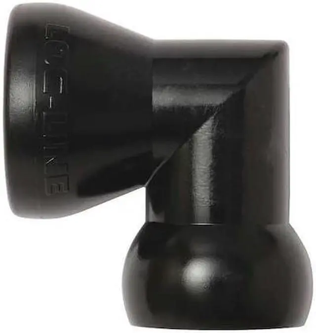 Main image of LOC-LINE 59874-BLK Elbow,Black,1/2",PK20