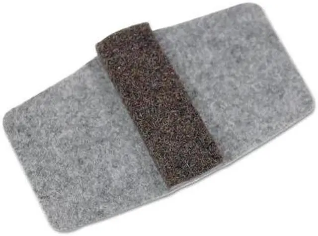 Alt view image 4 of 12 - Master Manufacturing Wrap Around Felt Floor Savers 7 1/4 x 1 x 8 Gray/Black 16