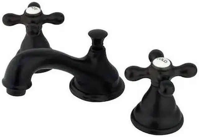 Alt view image 2 of 5 - WIDESPREAD LAVATORY FAUCET W/AX HANDLE-Oil Rubbed Bronze Finish