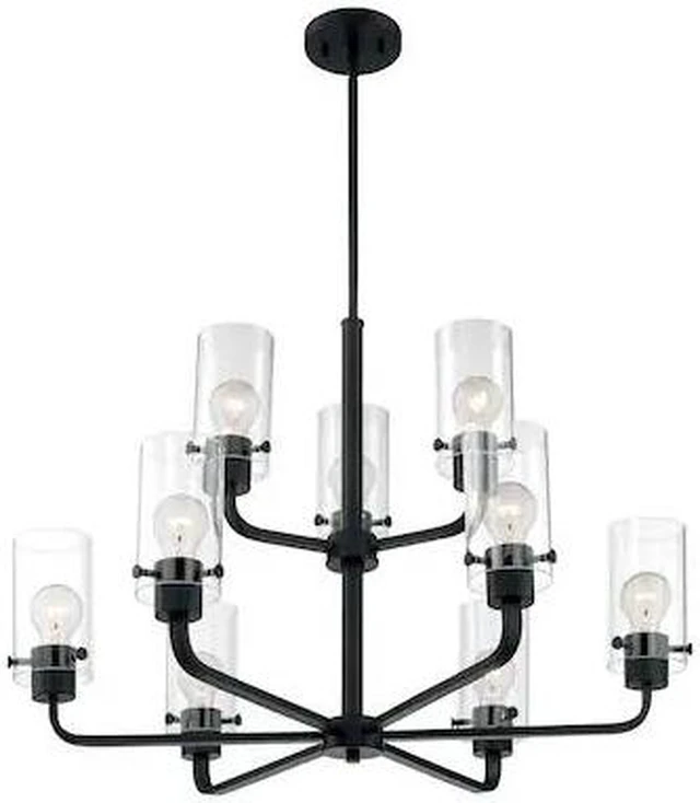 Main image of NUVO 60/7279 Fixture, Chandelier, 9-Lght, Incandescent, 60W, 120V, A19, Medium