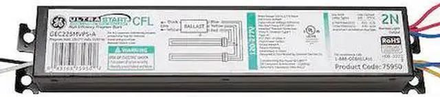 Main image of GE CURRENT GEC240MAX-A CFL Ballast,Electronic,68W,120/277V