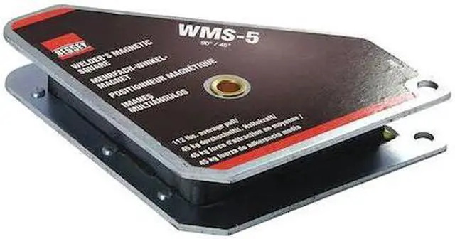 Alt view image 9 of 9 - BESSEY WMS-5 Magnetic Welding Square,3-3/4InLx3/4InW