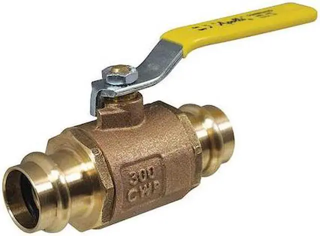 Main image of APOLLO 77W10501A Ball Valve,Brass Body,Inline,1" Pipe