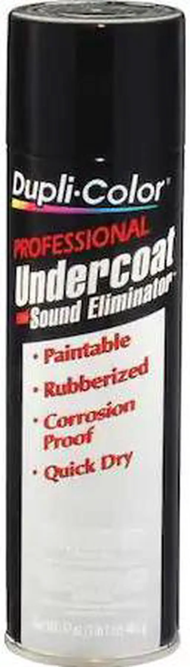 Alt view image 2 of 2 - DUPLI-COLOR EUC10200A Spray Paint, Black, Rubberized, Solvent, 17 oz