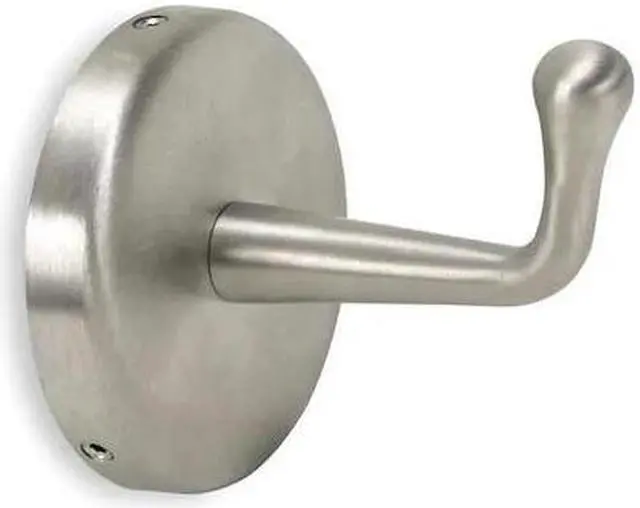 Main image of ZORO SELECT 1ECN4 Bathroom Hook,1 Hook,3-1/4In D,Satin