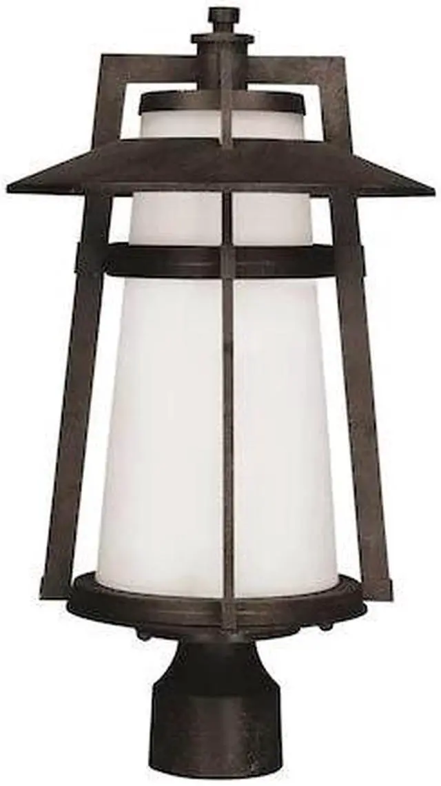 Main image of MAXIM LIGHTING 3530SWAE Calistoga 1-Light 10.25" Wide Adobe Outdoor Pole/Post