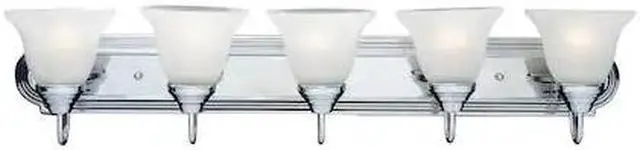 Main image of MAXIM LIGHTING 8015MRPC Essentials 5-Light 36" Wide Polished Chrome Vanity Light