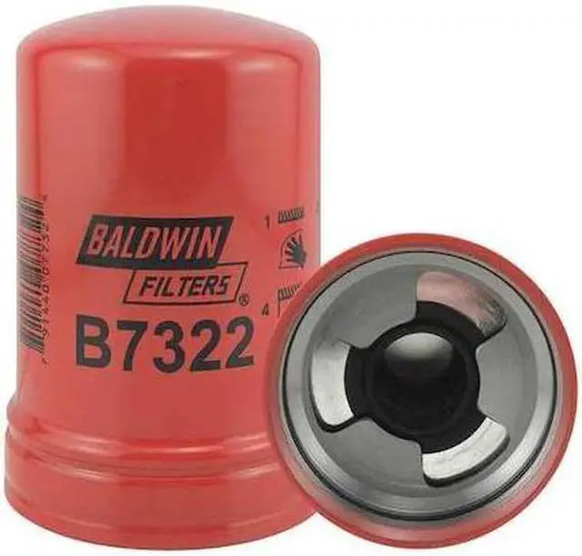 Main image of BALDWIN FILTERS B7322 Oil Filter, Spin-On, M92 x 2.5 mm Thread Size, 5 15/16 in