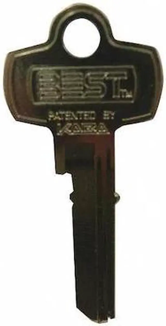 Main image of BEST 1AK1B217 Key Blank,BEST Lock,Standard,B2 Keyway