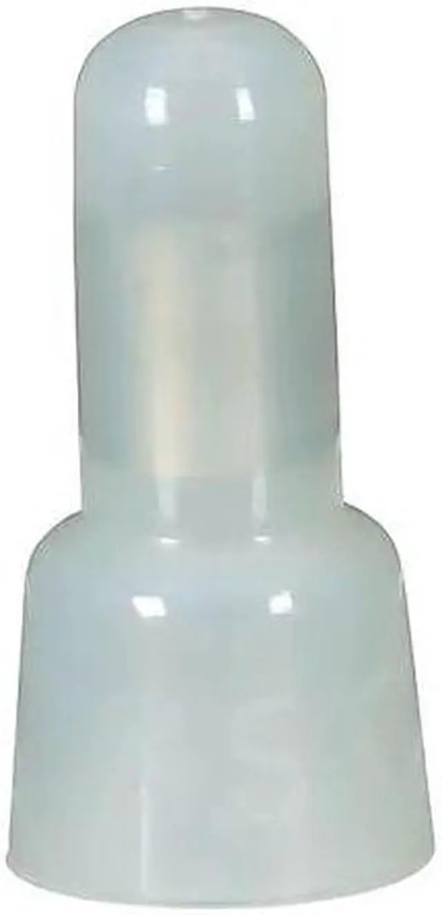 Alt view image 2 of 8 - 3M S-31-A Crimp Wire Connector, 10 AWG Max, Clear, Nylon Insulation, 600 V, 50