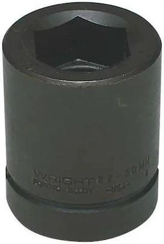 Alt view image 2 of 2 - WRIGHT TOOL 88-85MM 1" Dr, 85mm Size, Metric Impact Socket, 6 Pts