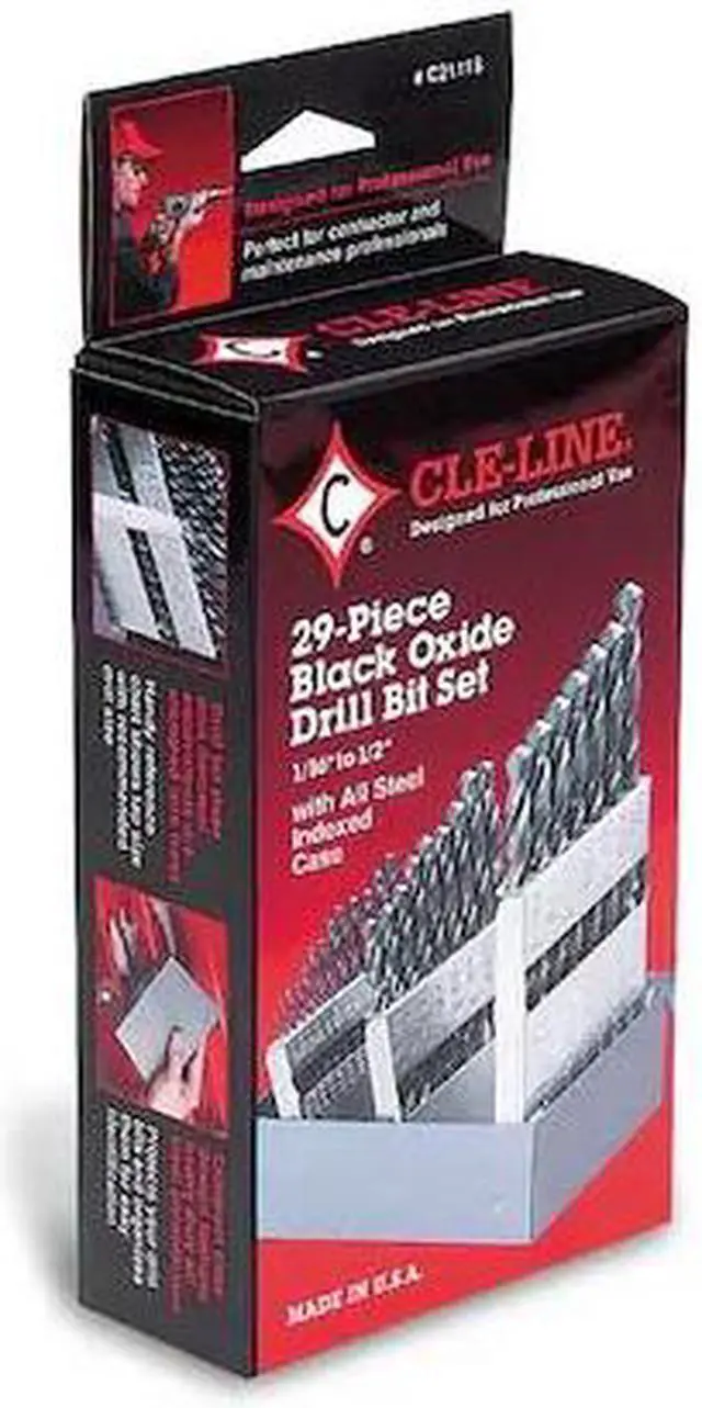Main image of CLE-LINE C21118 29PC 118 Degree General Purpose Jobber Lngth Drill Set Cle-Line