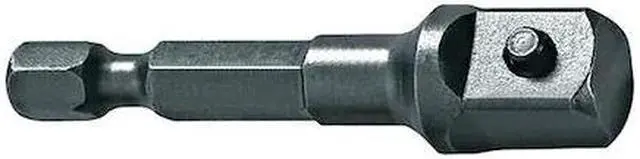 Alt view image 2 of 2 - Hex Extensions, 3/8 in (male square); 1/4 in (male hex) drive, 2 in