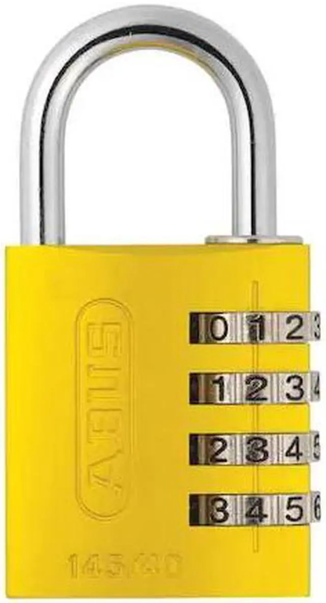Alt view image 2 of 2 - Abus Combination Padlock, Resettable Side-Dial Location, 1" Shackle Height