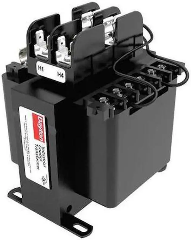 Main image of DAYTON 31EJ28 Control Transformer, 50 VA, 80°C, 24V AC, 208/240/277/380/480V AC