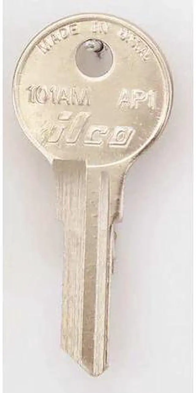 Alt view image 2 of 2 - Key Blank, Brass, Type AP1, 6 Pin, PK 10
