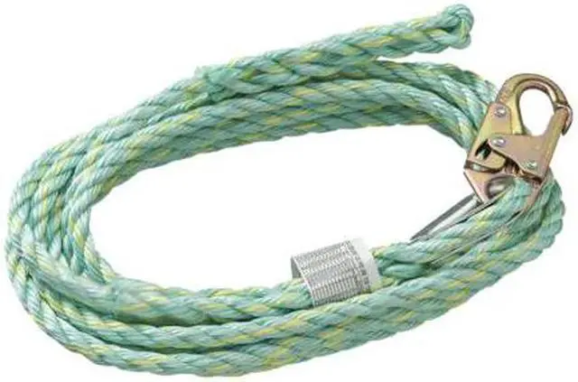 Main image of PEAKWORKS V84014150 150 Ft. Vertical Lifeline Rope w/ Back Splice and Snap