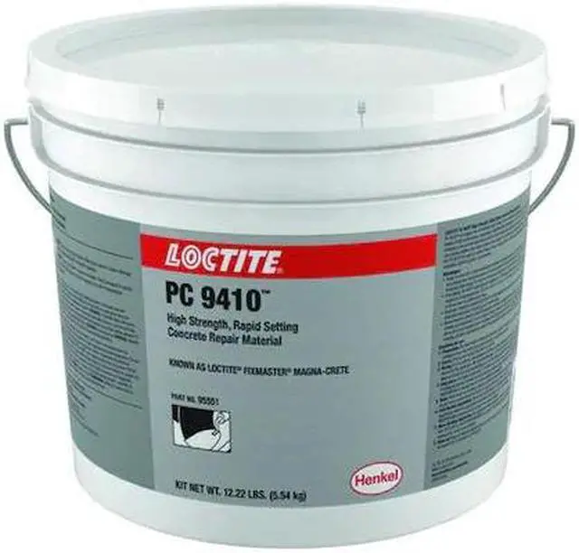 Alt view image 2 of 3 - LOCTITE 235572 Two-Part Concrete Repair Compound, Pail, Gray, PC 9410