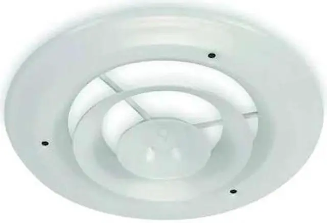 Main image of ZORO SELECT 4JRL1 10 in Round Step-Down Ceiling Diffuser, White