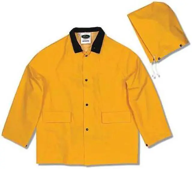 Main image of MIK 35100-M 3-Piece Rainsuit with Detachable Hood, Polyester, PVC, 0.3 mm