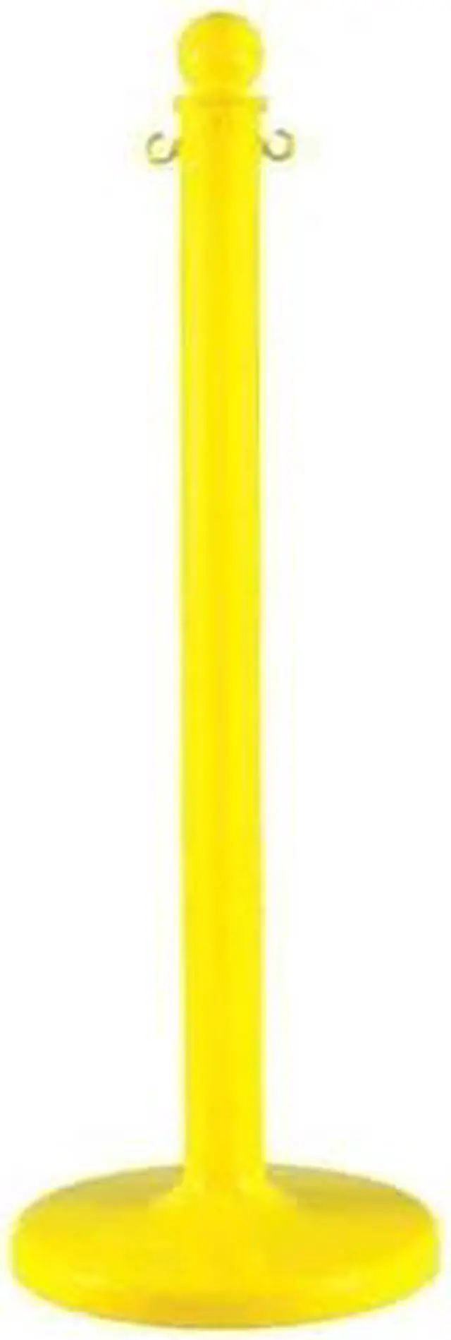 Alt view image 3 of 6 - ZORO SELECT 96402-6 2.5" Diameter Plastic Stanchion - Yellow, 40 in Height, 6 pk