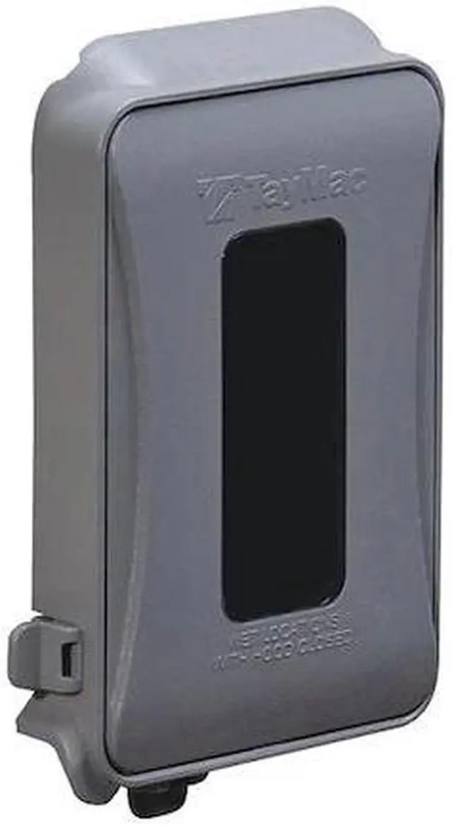 Main image of Outlet Cover, 1 Gang, Low Profile, Gray