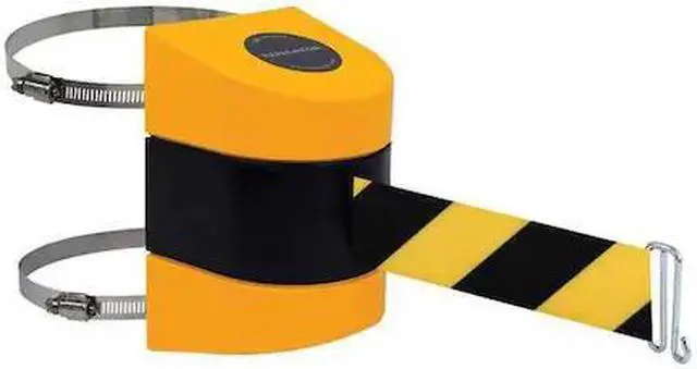 Alt view image 2 of 3 - TENSABARRIER 897-15-C-35-NO-D4X-A Belt Barrier, Yellow, Belt Yellow/Black