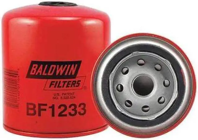 Main image of BALDWIN FILTERS BF1233 Fuel Filter,4-3/8 x 3-11/16 x 4-3/8 In