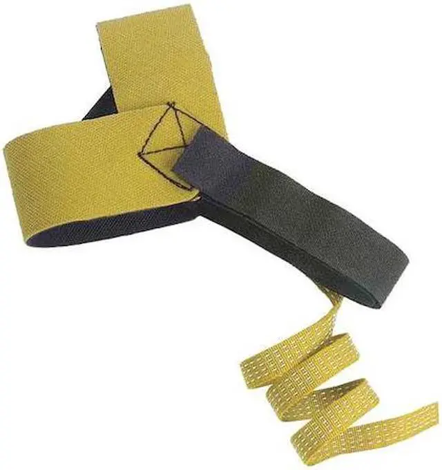 Main image of ZORO SELECT 4ECU8 Antistatic Heel Strap,Yellow,PK20