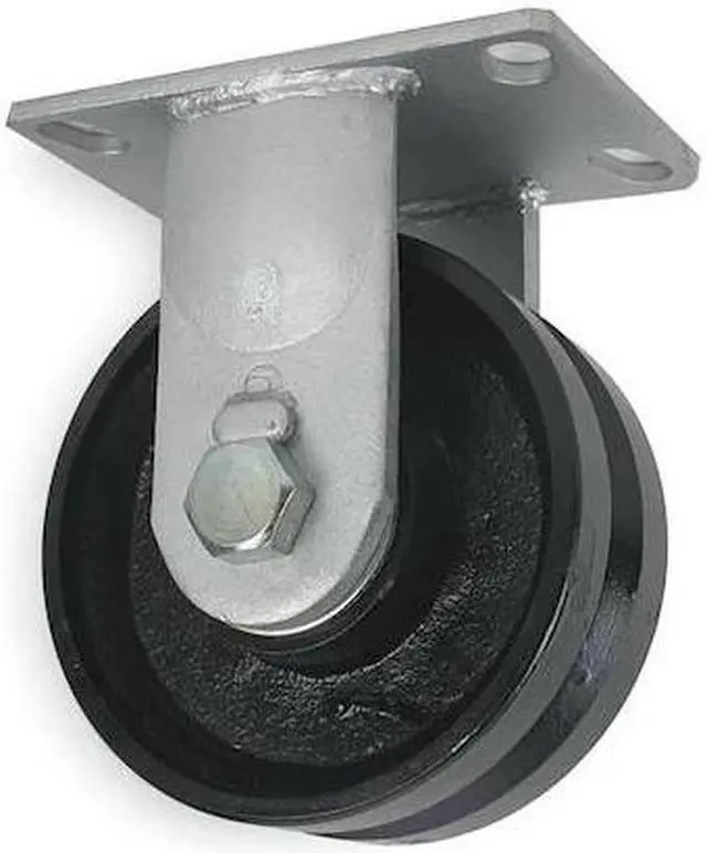 Main image of ZORO SELECT 1NWE3 V-Grove Rgd Cstr,Cst Iron,6 in.,2000 lb.