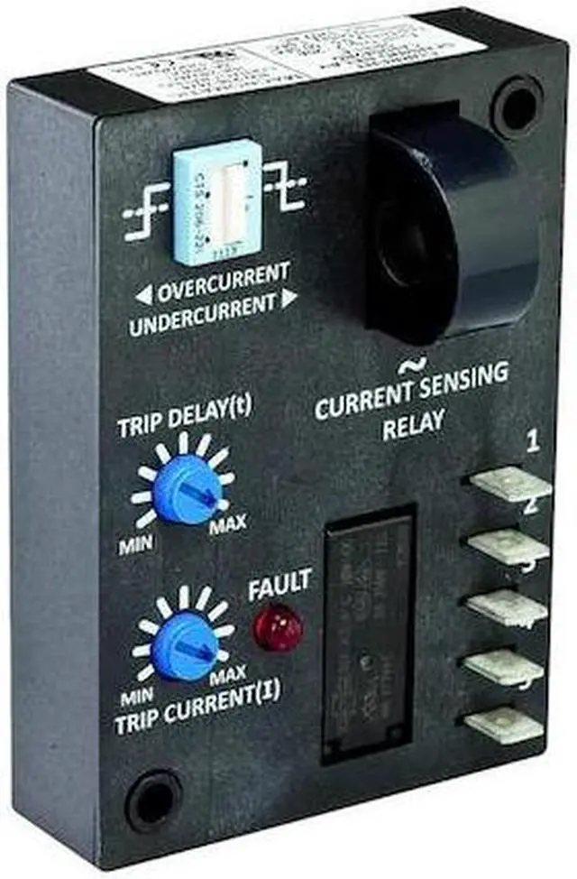 Alt view image 2 of 2 - DAYTON 6C054 Current Sensing Relay2 to 20A,24VAC