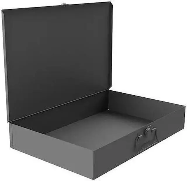 Alt view image 2 of 2 - DURHAM MFG 123-95 1 Compartment Box, Steel, 18 in W x 12 in D x 3 in H