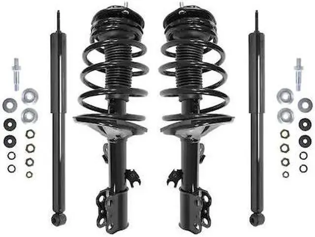 Alt view image 2 of 2 - Unity Automotive 4-11961-254080-001 Fnt & Rr Complete Strut Assembly Shock Kit For 1998-2003 Toyota Sienna