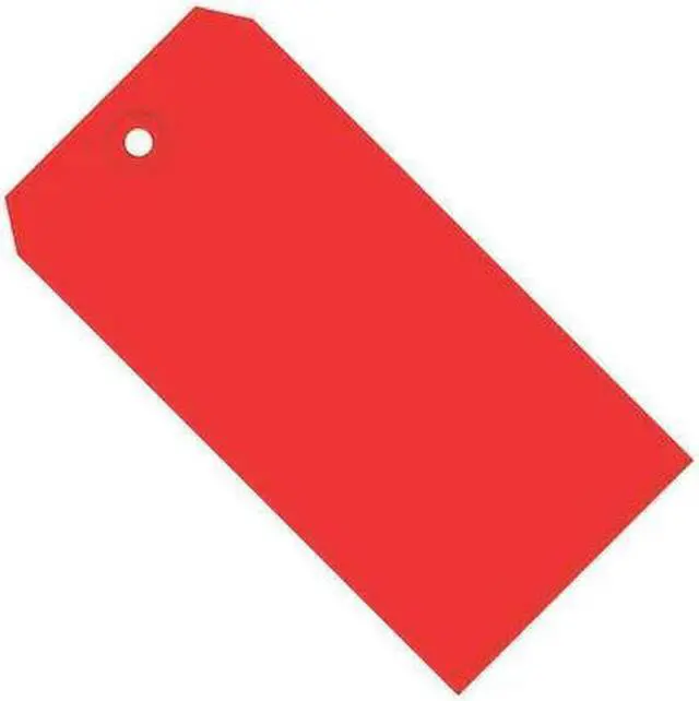 Main image of PARTNERS BRAND G11011E Shipping Tags, 13 Pt., 2 3/4" x 1 3/8", Red, 1000/Case