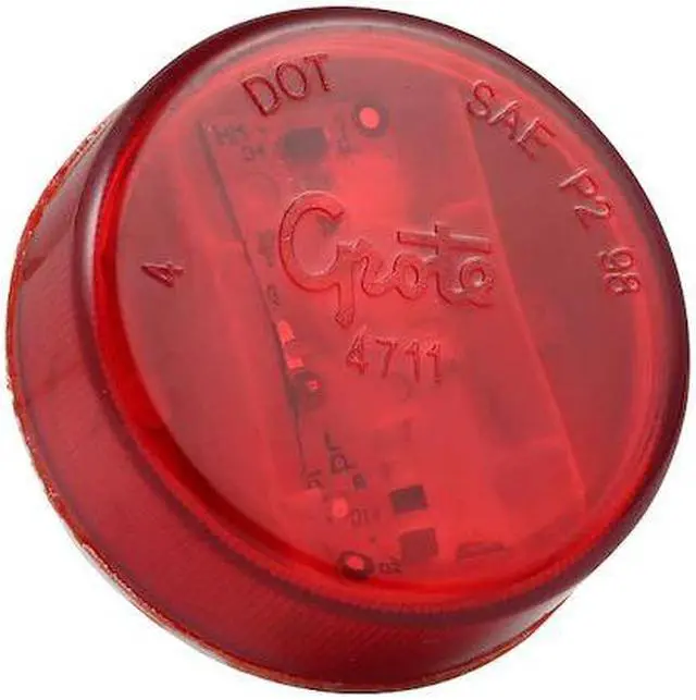 Main image of GROTE 47112 Clearance/Marker Lamp,2 In.,LED,Red