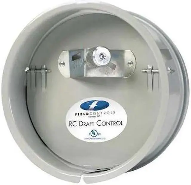 Alt view image 3 of 3 - Field Controls 46220901 4RC 4" RC Barometric Draft Control For Oil Wood or Coal  Residential and Commercial