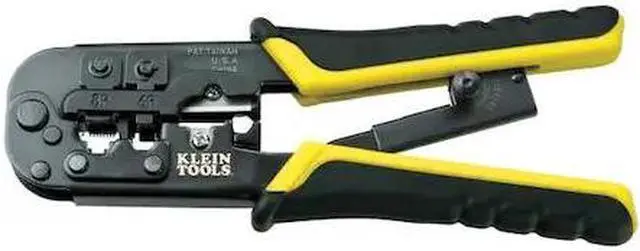 Alt view image 2 of 7 - KLEIN TOOLS VDV226-011-SEN 7 1/2 in Ratchet Crimper CAT3, CAT5e, CAT6/6A