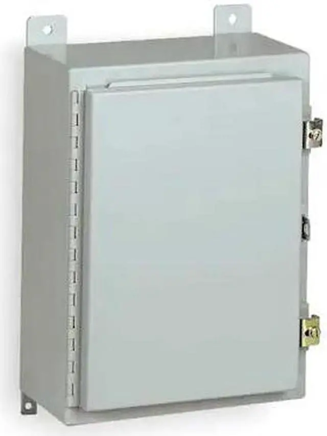 Alt view image 3 of 5 - WIEGMANN N12242410 Padlockable Hasp Electrical Enclosures, 24 in H, 10 in D, 24