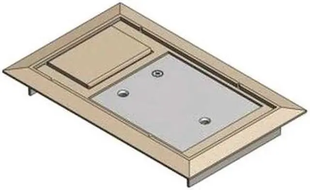 Alt view image 3 of 4 - STEEL CITY 664-CST-SW-BGE Floor Box Cover,8-1/8 in.,Beige