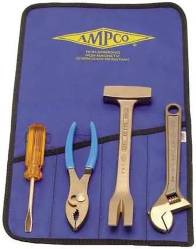 Main image of AMPCO M-46 Hazmat Nonsparking Tool Set,4 pc.