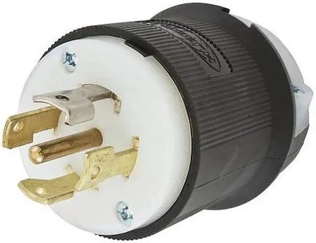 Alt view image 2 of 2 - HUBBELL WIRING DEVICE-KELLEMS HBL2821 Locking Plug, L22-30P, 30 A, 277/480V AC,