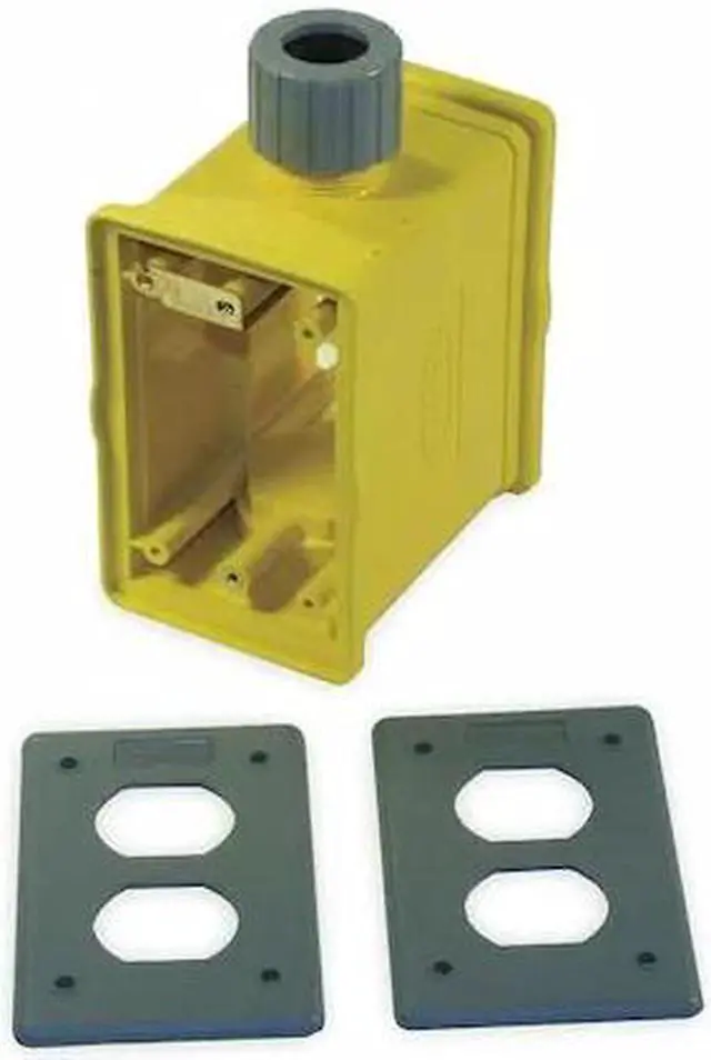 Alt view image 2 of 4 - Hubbell Wiring Device-Kellems Portable Outlet Box,1Gang,33 cu. in HAWA HBLPOB1D