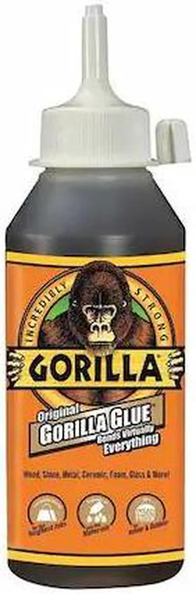 Alt view image 3 of 4 - GORILLA GLUE 5000802 Instant Adhesive, Clear, 24 hr Full Cure, 0.7 oz, Tube