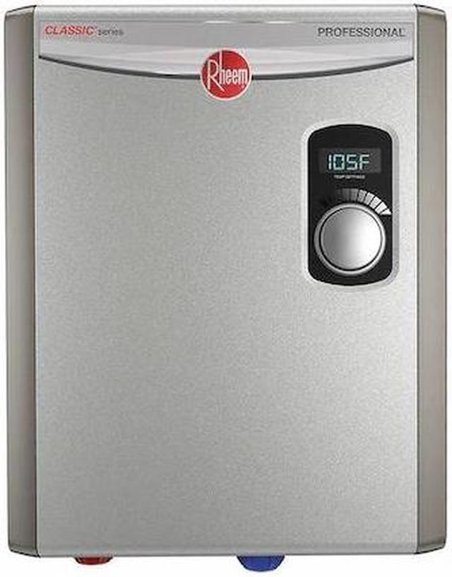 Alt view image 3 of 4 - Rheem Electric Tankless Water Heater   RTEX-18