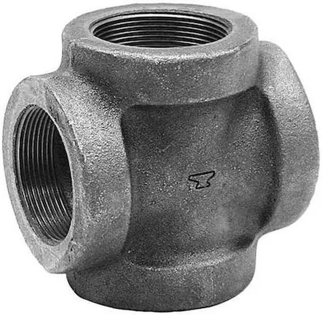Main image of ANVIL 0300109402 Cross Cross, 1-1/2" Pipe, FNPT, Cast Iron, Class 125